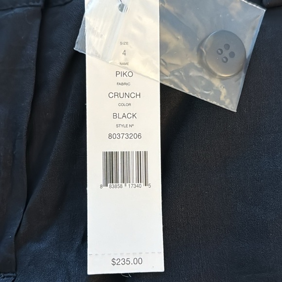 Theory Piko Linen Blend Dressy Utility Cargo Pant Size 4 - Picture 10 of 11